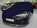Blue AD-Cover Mikrokontur®  with mirror pockets for BMW M4 CS Coupe