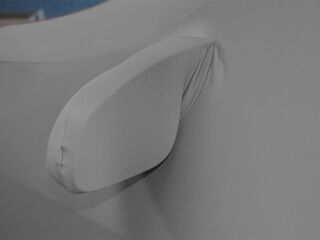 Vollgarage Mikrokontur® grau mit Spiegeltaschen für BMW M4 CS Coupe