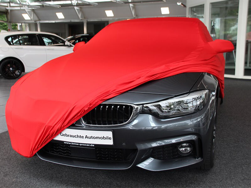 Rote Indoor Ganzgarage für BMW 4er Coupe