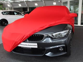 Rote Indoor Ganzgarage mit Spiegeltaschen für BMW 4er...