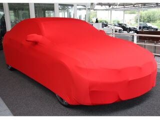 Rote Indoor Ganzgarage mit Spiegeltaschen für BMW 4er Gran Coupe