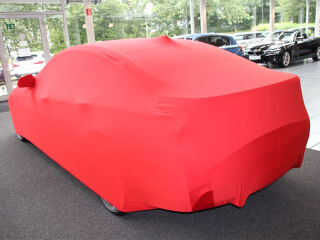 Rote Indoor Ganzgarage mit Spiegeltaschen für BMW 4er Gran Coupe