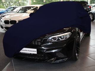 Vollgarage Mikrokontur® Blau mit Spiegeltaschen für BMW M2 Competition
