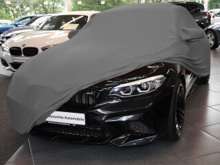 Vollgarage Mikrokontur® Grau mit Spiegeltaschen für BMW M2 Competition