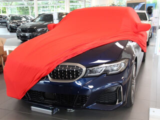 Vollgarage Mikrokontur® Rot mit Spiegeltaschen für BMW 3er G20 Limousine