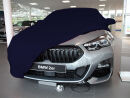 Blue AD-Cover Mikrokontur®  with mirror pockets for BMW 2er Gran Coupe