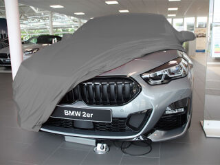 Vollgarage Mikrokontur® Grau mit Spiegeltaschen für BMW...