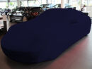 Blue AD-Cover Mikrokontur®  with mirror pockets for Porsche 992