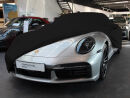 Vollgarage Mikrokontur® Schwarz mit Spiegeltaschen für Porsche 992 Turbo