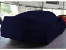 Blue AD-Cover Mikrokontur®  with mirror pockets for Porsche 992 Turbo