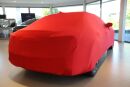 Red AD-Cover Mikrokontur®  with mirror pockets for Maserati Ghibli Facelift 2021