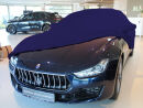 Vollgarage Mikrokontur® Blau mit Spiegeltaschen für Maserati Ghibli Facelift 2021