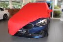 Vollgarage Mikrokontur® Rot mit Spiegeltaschen für BMW 2er Active Tourer U06