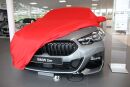 Vollgarage Mikrokontur® Rot mit Spiegeltaschen für BMW 2er Gran Coupe F44