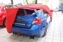 Vollgarage Mikrokontur® Rot mit Spiegeltaschen für Subaru Impreza IV bis 2018