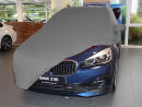 Vollgarage Mikrokontur® Grau mit Spiegeltaschen für BMW 2er Active Tourer U06