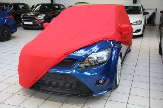 Vollgarage Mikrokontur® Rot mit Spiegeltaschen für Ford...