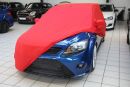 Red AD-Cover ® Mikrokontur with mirror pockets for Ford Focus