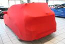 Vollgarage Mikrokontur® Rot mit Spiegeltaschen für Ford Focus RS