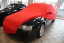 Red AD-Cover Mikrokontur®  with mirror pockets for Lotus Omega / Carlton