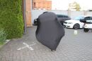Hochwertige Indoor Schutzdecke "Mikrokontur" schwarz für BMW R1150 RS mit Koffer