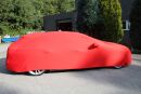 Vollgarage Mikrokontur® Rot mit Spiegeltaschen für Audi A6 C8 Kombi