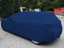 Blaues AD-Cover® Mikrokontur mit Spiegeltaschen für Opel Astra H OPC