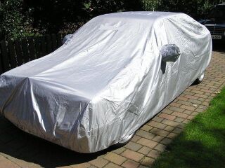 Car-Cover Outdoor Waterproof mit Spiegeltasche für Mercedes 190 E