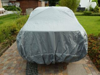 Car-Cover Outdoor Waterproof mit Spiegeltasche für Mercedes C-Klasse W204 ab 2007
