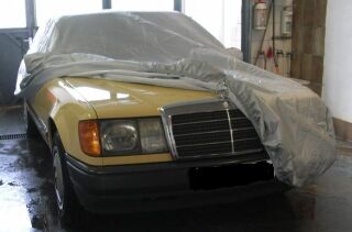 Car-Cover Outdoor Waterproof mit Spiegeltasche für Mercedes E-Klasse (W124)