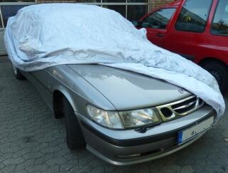 Car-Cover Outdoor Waterproof mit Spiegeltaschen für Saab 900