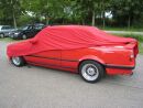 Car-Cover Samt Red with Mirror Bags for BMW 3er (E30) Bj. 82-90