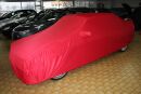 Car-Cover Satin Red mit Spiegeltasche für BMW 3er...