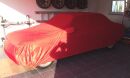 Car-Cover Samt Red with Mirror Bags for BMW 3er (E30) Bj. 82-90