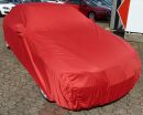Car-Cover Satin Red mit Spiegeltaschen für BMW 3er...