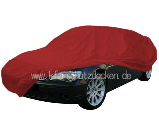 Car-Cover Satin Red mit Spiegeltasche für BMW 7er (E65) ab Bj.02