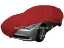 Car-Cover Satin Red mit Spiegeltasche für BMW 7er...
