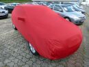 Car-Cover Satin Red für Audi A3 mit Spiegeltaschen