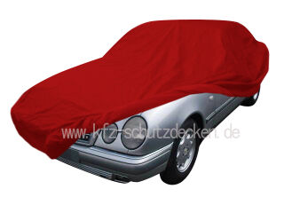 Car-Cover Satin Red mit Spiegeltasche für Mercedes...