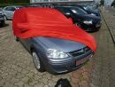 Car-Cover Satin Red mit Spiegeltasche für Opel Corsa C 2002-2007
