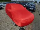 Car-Cover Satin Red mit Spiegeltasche für Opel Corsa...