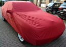 Car-Cover Satin Red mit Spiegeltasche für S-Klasse W220