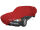 Car-Cover Satin Red mit Spiegeltasche für Bentley Mulsane Turbo