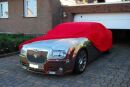 Car-Cover Samt Red with Mirror Bags for Chrysler 300C