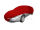 Car-Cover Samt Red with Mirror Bags for Cougar