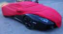 Car-Cover Samt Red with Mirror Bags for Lamborghini...