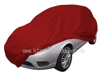 Fahrzeug Vollgarage Samt Red mit Spiegelohren für Lancia Y