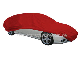 Car-Cover Satin Red mit Spiegeltasche für Mercedes CLS-Klasse