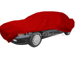 Car-Cover Satin Red mit Spiegeltasche für Mitsubishi Sigma