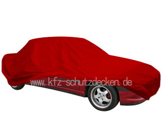 Car-Cover Satin Red mit Spiegeltasche für Peugeot 306